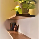 floating shelves 26 mm oak