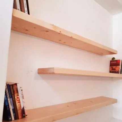 floating shelves 28 mm pine