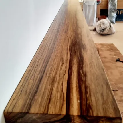 floating shelves african walnut 40 mm